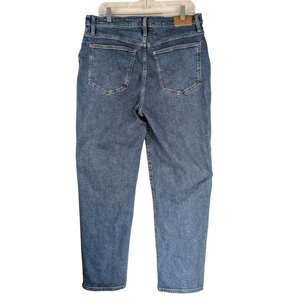 Madewell Perfect Vintage‎ Straight Jeans Womens 31T Blue High Rise NI588